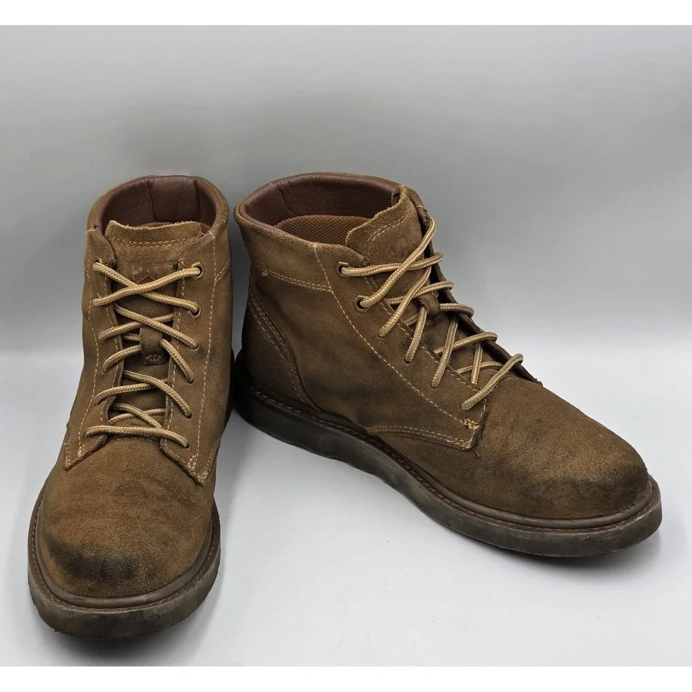 Caterpillar CAT Narrate P725201 Men's Suede Ankle Work Boots Size 9M